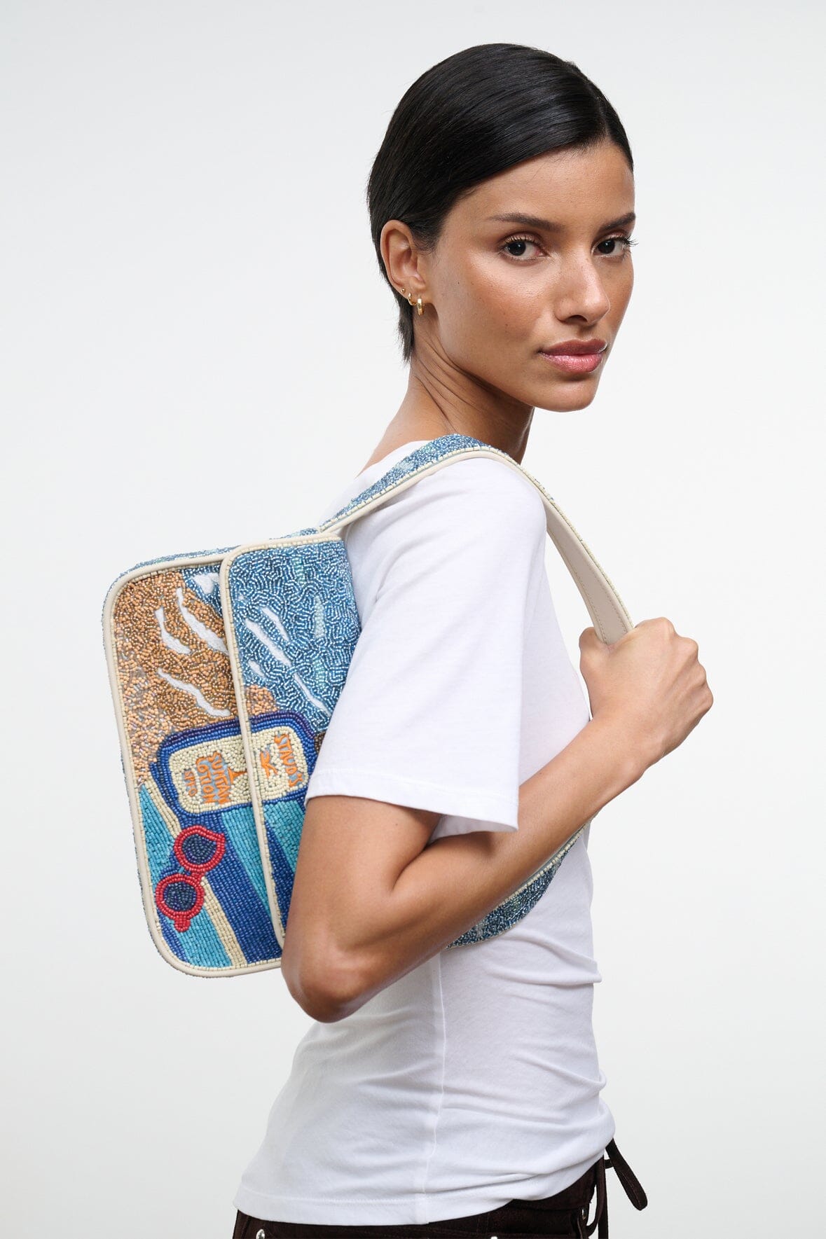 STAUD New In|Handbags Tommy Beaded Bag Spf 0