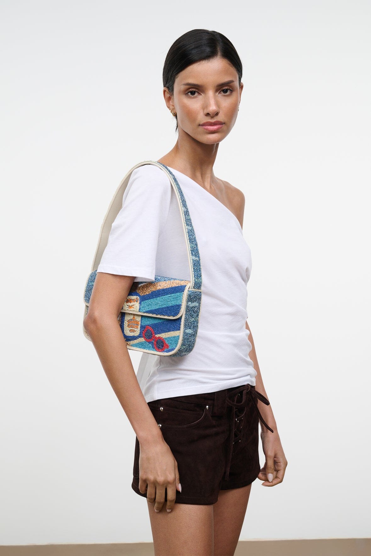 STAUD New In|Handbags Tommy Beaded Bag Spf 0