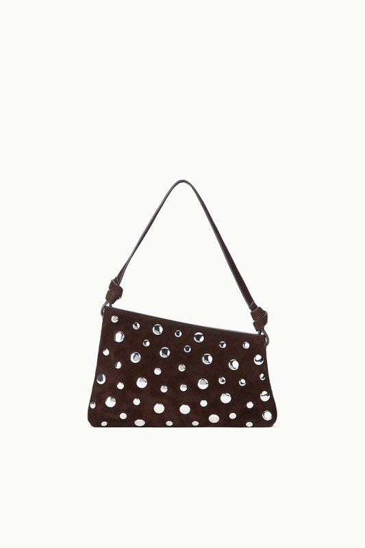 STAUD New In|Handbags Dani Mini Shoulder Bag Espresso Studs