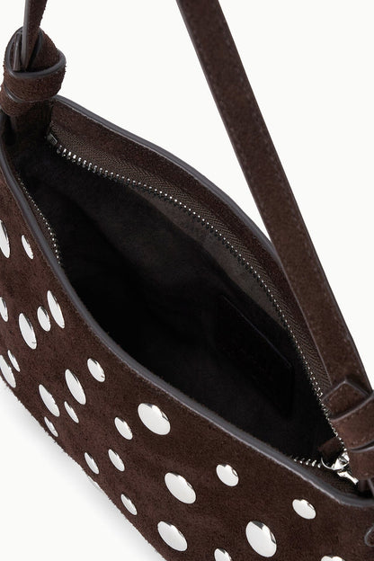 STAUD New In|Handbags Dani Mini Shoulder Bag Espresso Studs