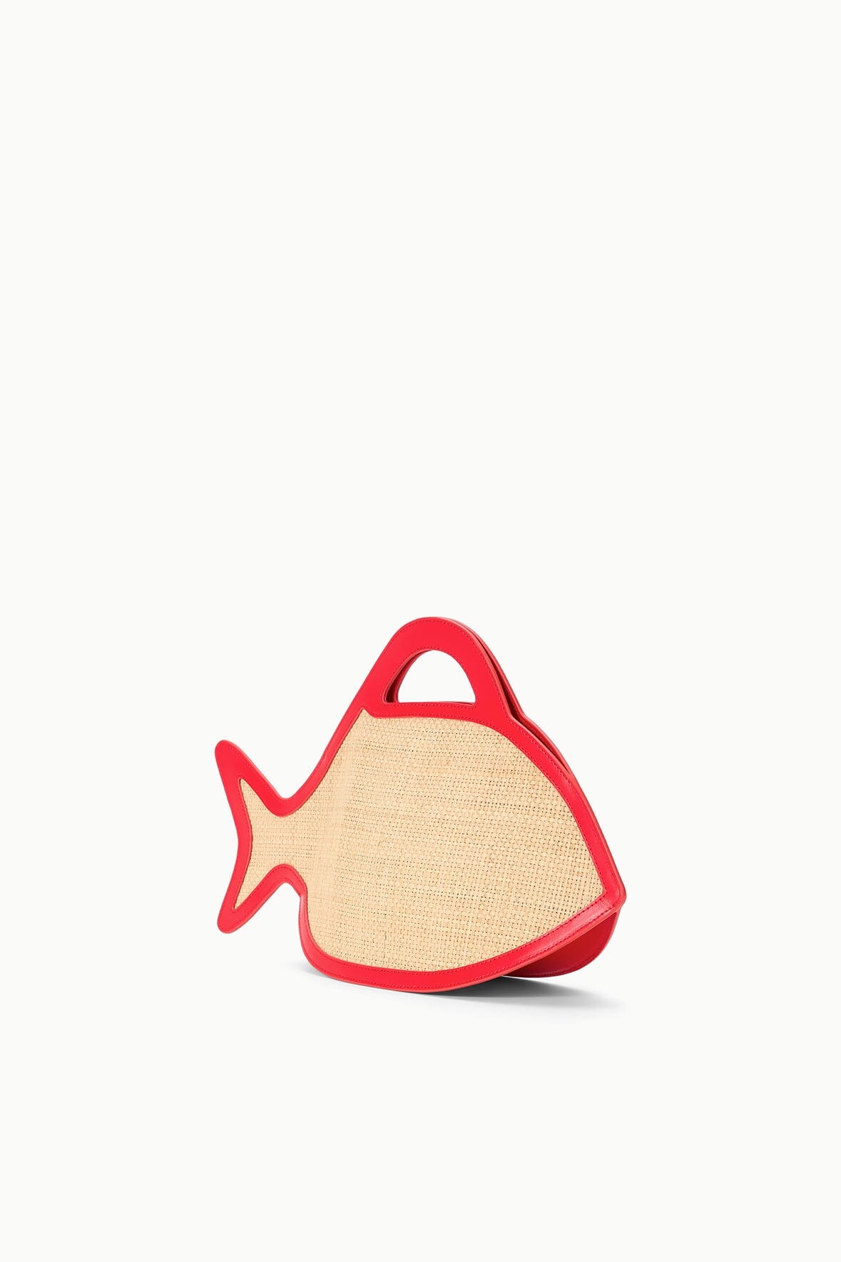 STAUD New In|Handbags Cleo Fish Bag X Da Adolfo - Natural Raffia Design
