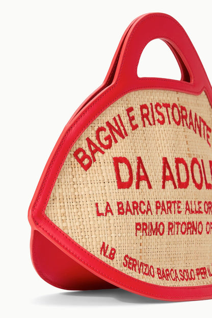 STAUD New In|Handbags Cleo Fish Bag X Da Adolfo - Natural Raffia Design