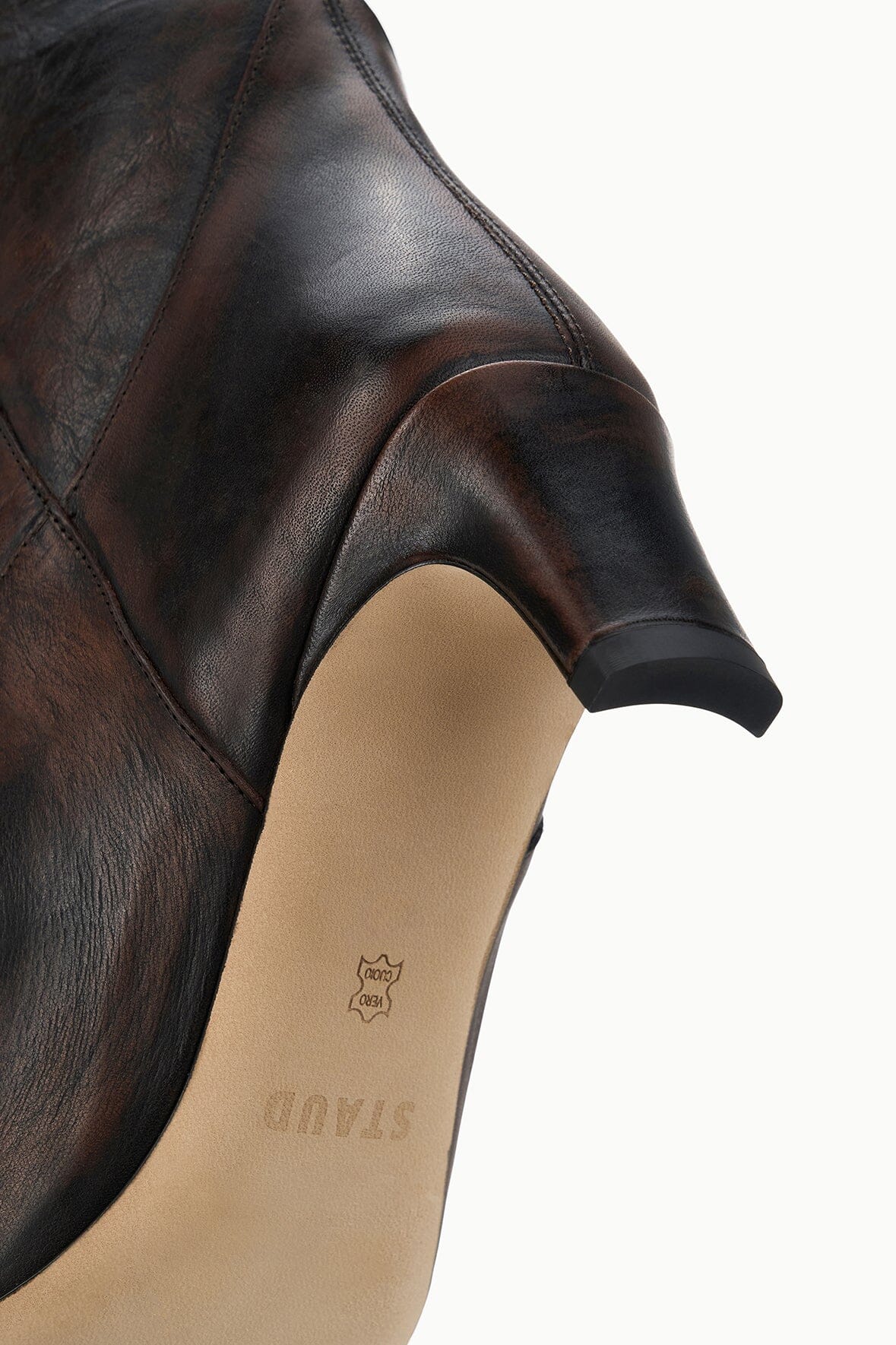 STAUD New In|Shoes Western Wally Boot Espresso Distressed