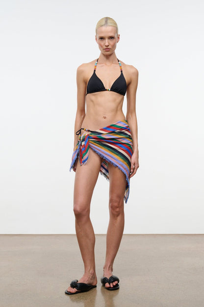 STAUD New In Sonya Scarf Artist Stripe