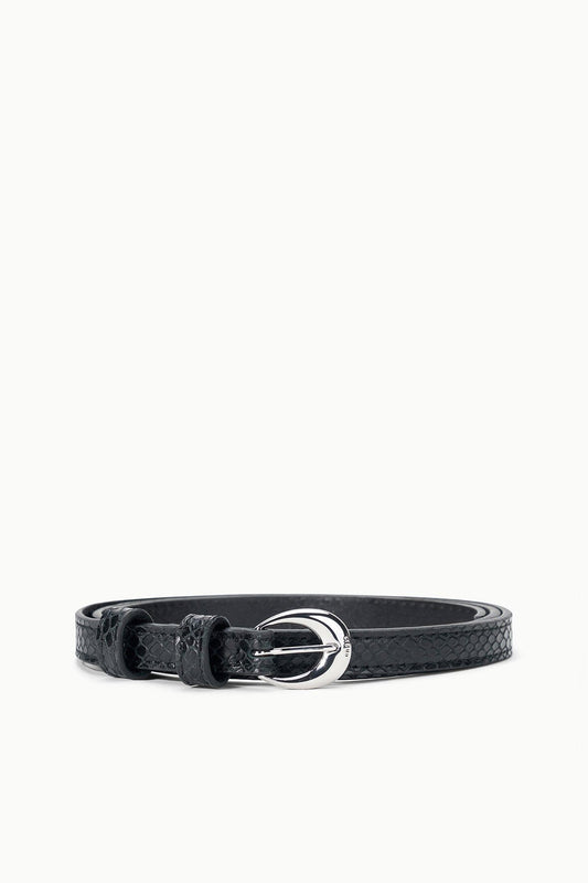 STAUD New In|Accessories Slim Moon Buckle Belt - 13mm Black