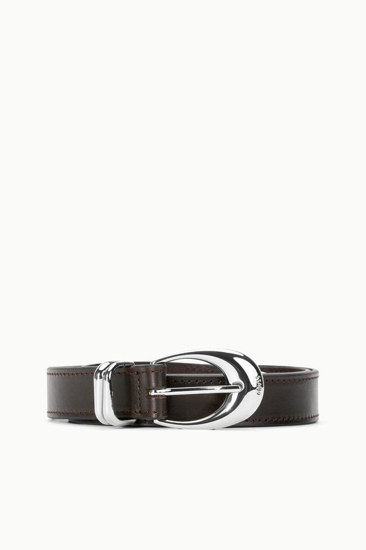 STAUD New In|Accessories Moon Metal Keeper Belt - 26 Mm Espresso