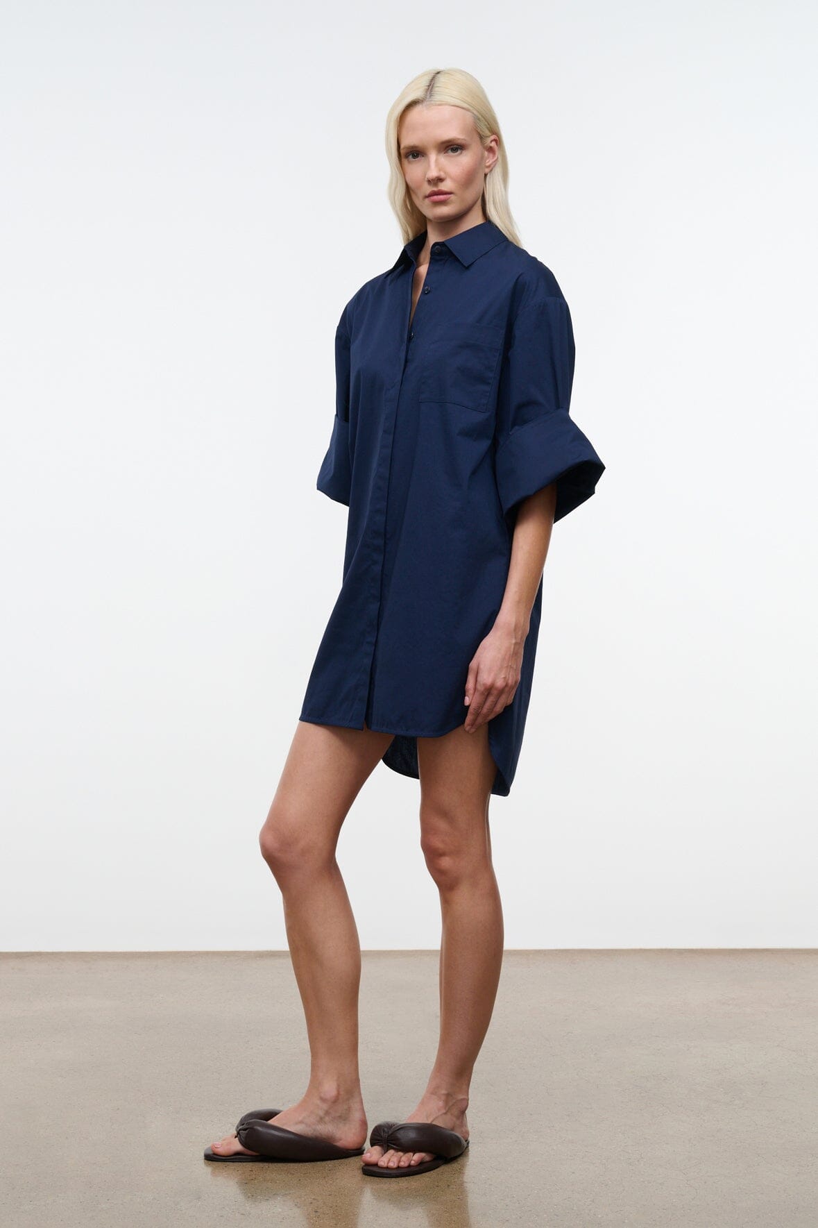 STAUD Clothing|New In Nico Dress Navy