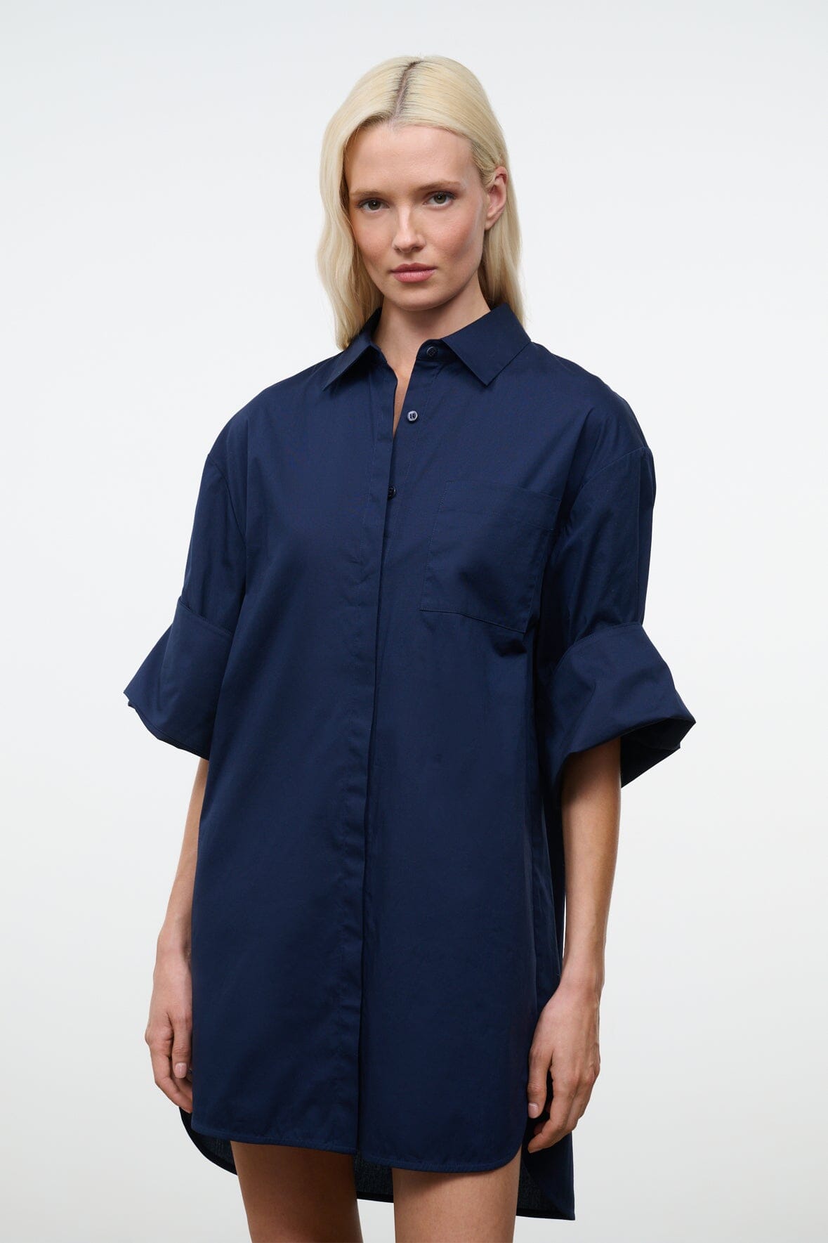 STAUD Clothing|New In Nico Dress Navy