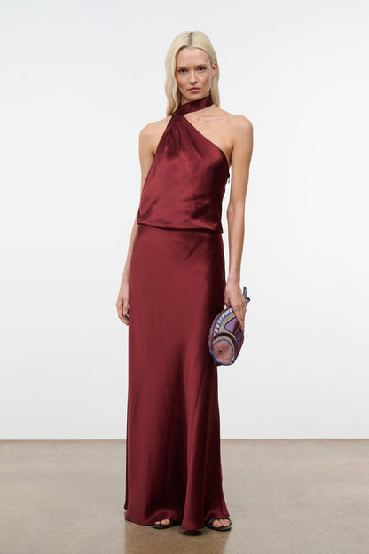STAUD Clothing|Dresses|New In Estelle Dress Pinot