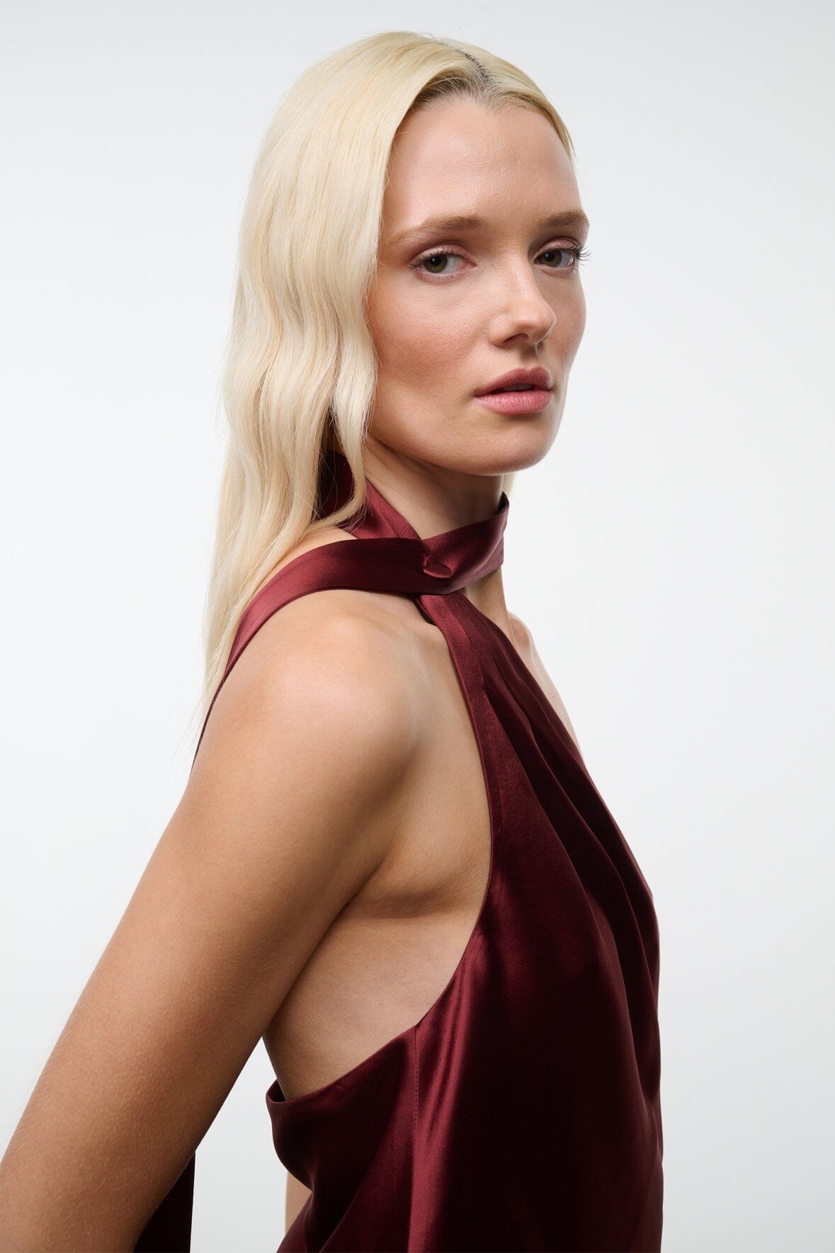 STAUD Clothing|Dresses|New In Estelle Dress Pinot