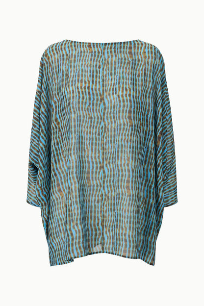 STAUD Clothing Nour Mini Dress Tidal Shell