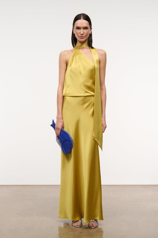STAUD Clothing|Dresses|New In Estelle Dress Citron