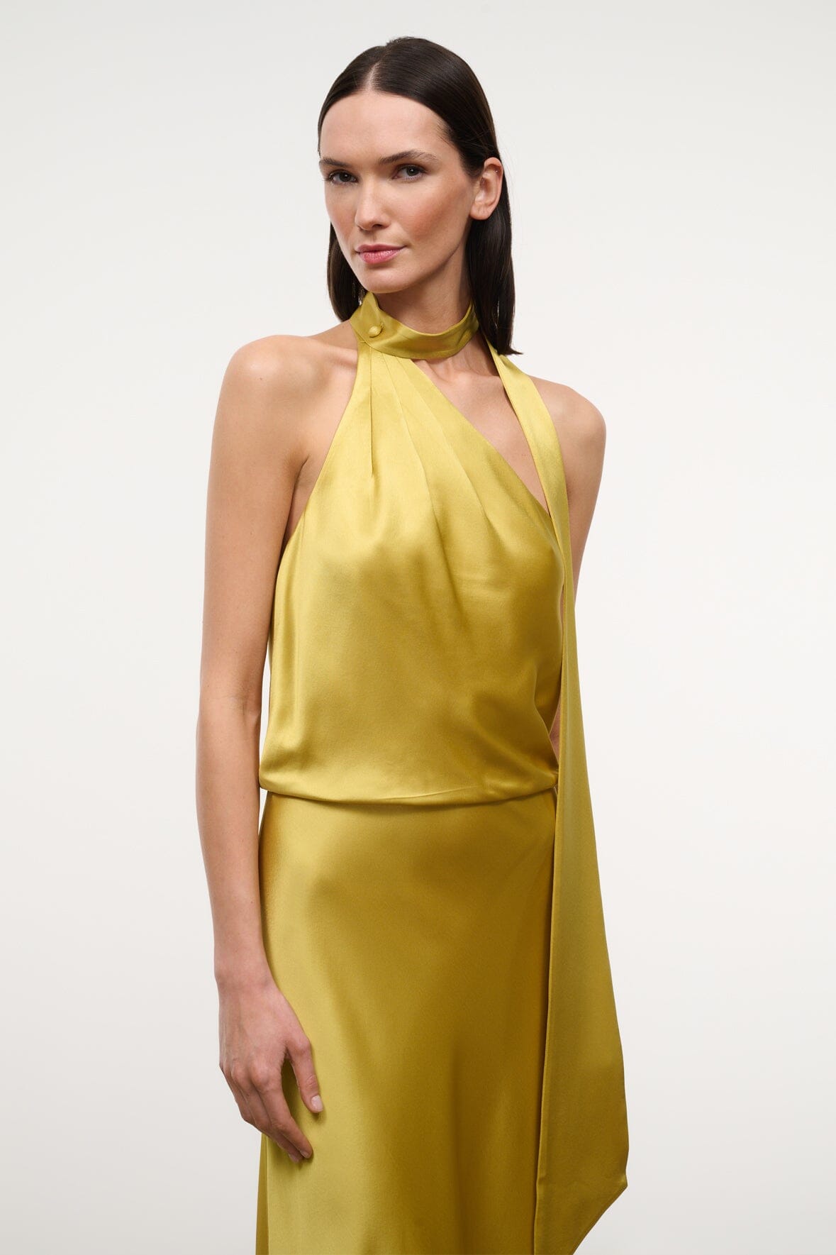 STAUD Clothing|Dresses|New In Estelle Dress Citron