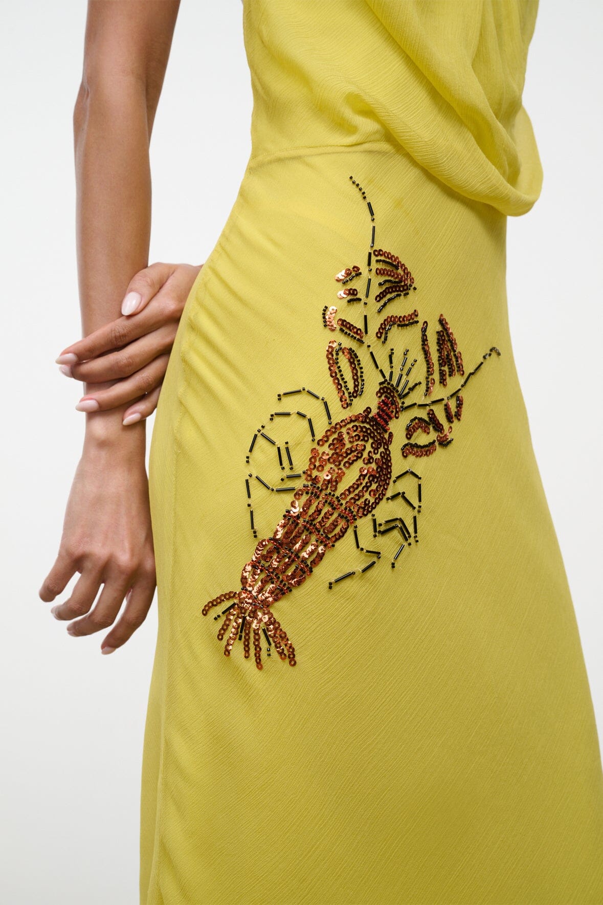 STAUD Clothing|Dresses|New In Simona Dress Citron