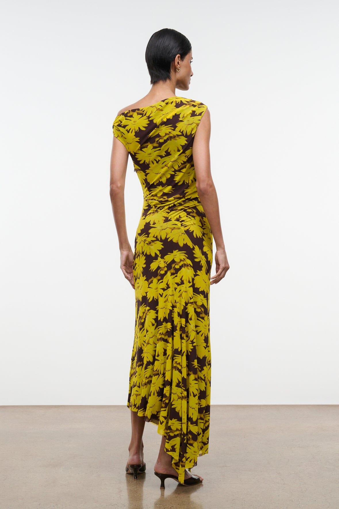 STAUD Clothing|Dresses|New In Amaris Dress Golden Daisy