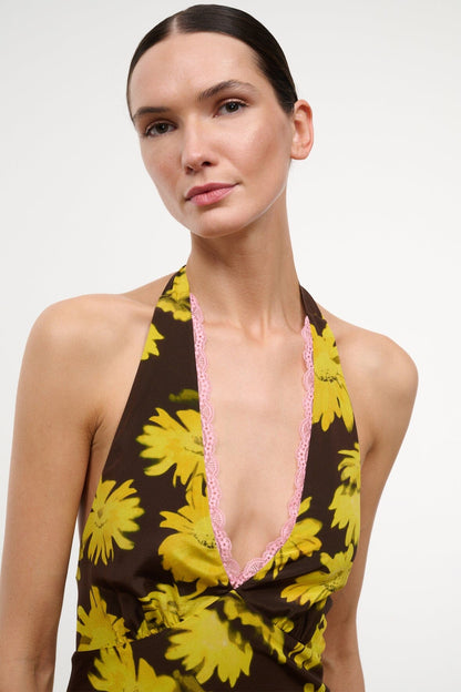 STAUD Clothing|Dresses|New In Lucca Dress Golden Daisy