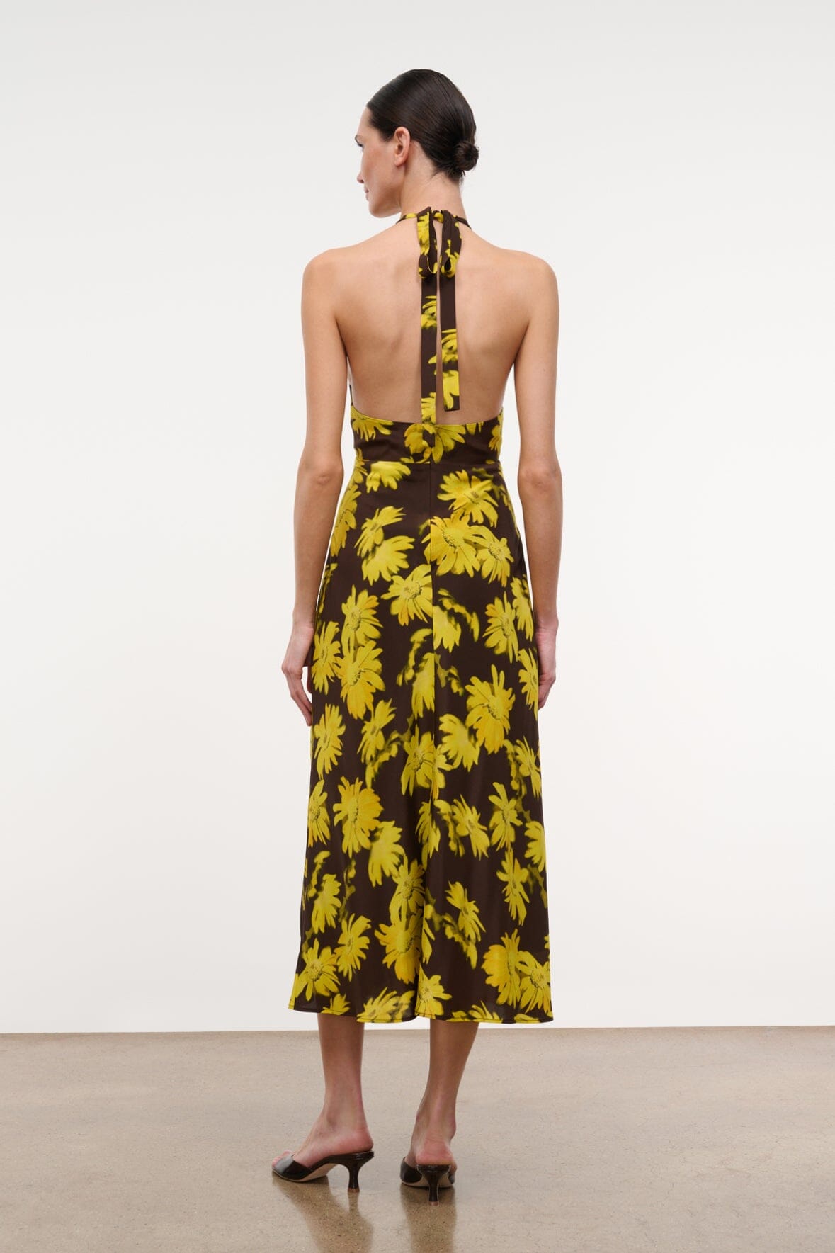 STAUD Clothing|Dresses|New In Lucca Dress Golden Daisy