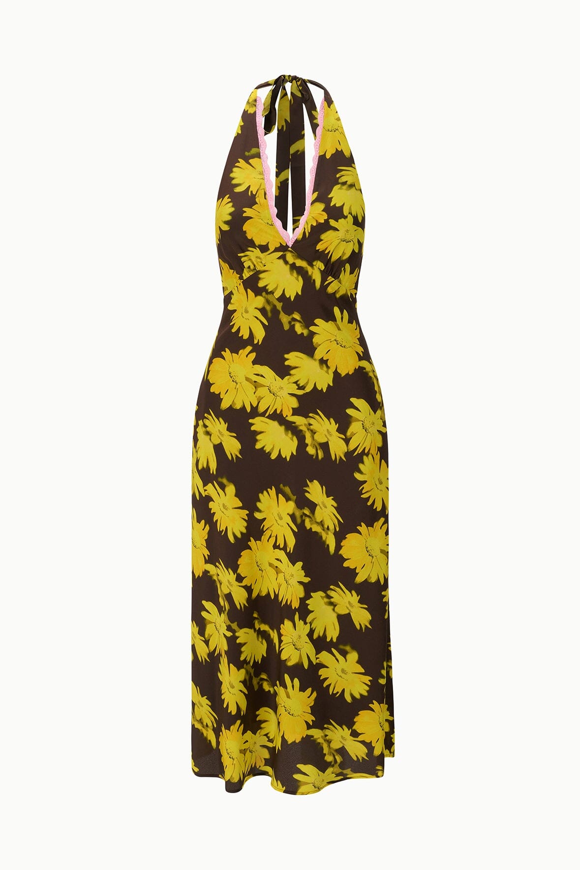 STAUD Clothing|Dresses|New In Lucca Dress Golden Daisy