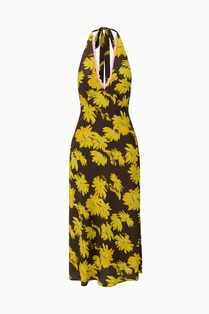 STAUD Clothing|Dresses|New In Lucca Dress Golden Daisy