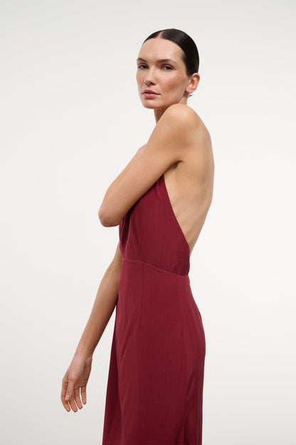 STAUD Clothing|Dresses|New In Bianca Silk Dress Pinot