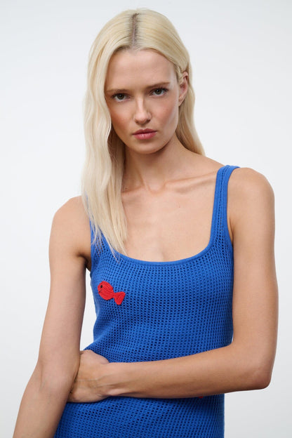STAUD Clothing|New In Pietro Dress Da Adolfo Blue