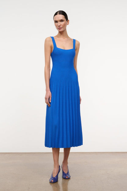 STAUD Clothing|Dresses|New In Ellison Dress Cobalt