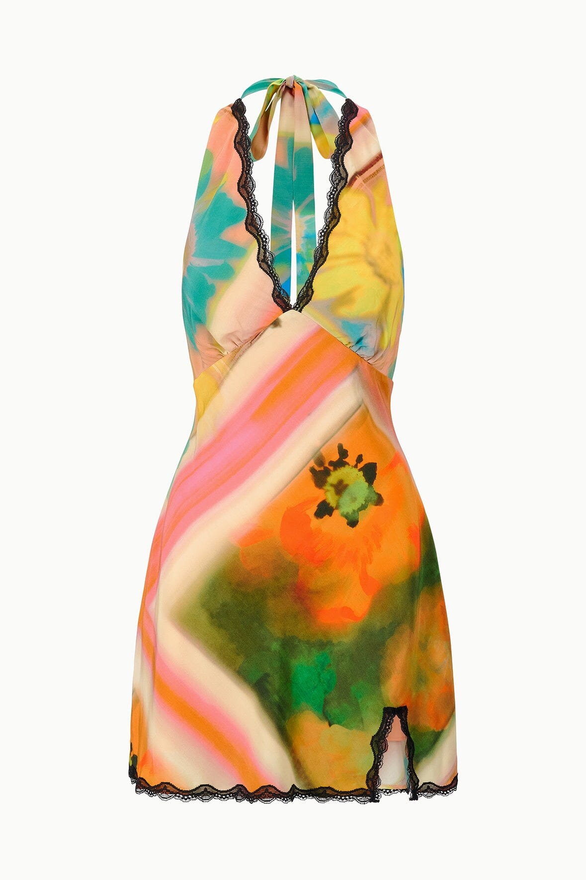STAUD Clothing|Dresses|New In Lucca Mini Dress Superbloom Scarf