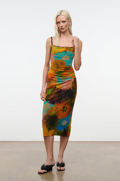 STAUD Clothing|Dresses|New In Evangeline Dress Superbloom
