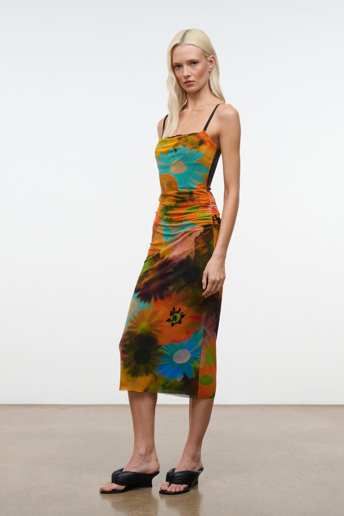STAUD Clothing|Dresses|New In Evangeline Dress Superbloom