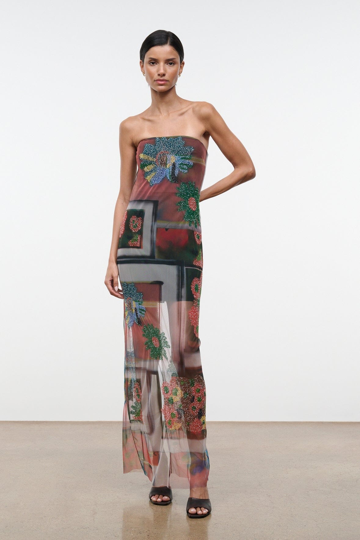 STAUD Clothing|Dresses|New In Liliana Dress Superbloom Scarf