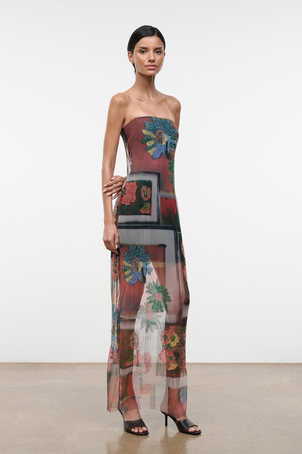 STAUD Clothing|Dresses|New In Liliana Dress Superbloom Scarf