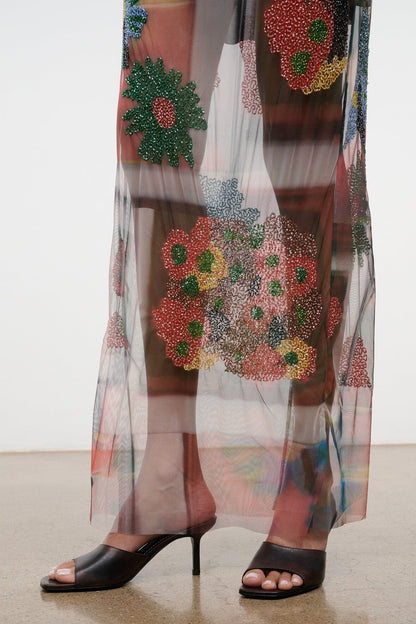 STAUD Clothing|Dresses|New In Liliana Dress Superbloom Scarf