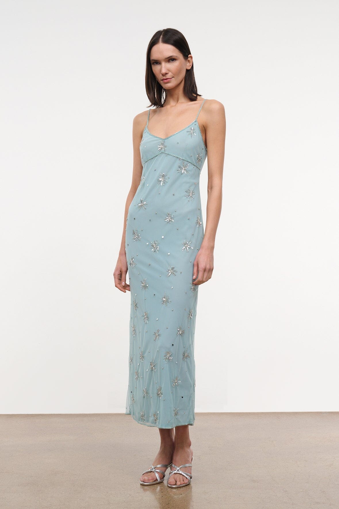 STAUD Clothing|Dresses Azzurra Dress Lakeside