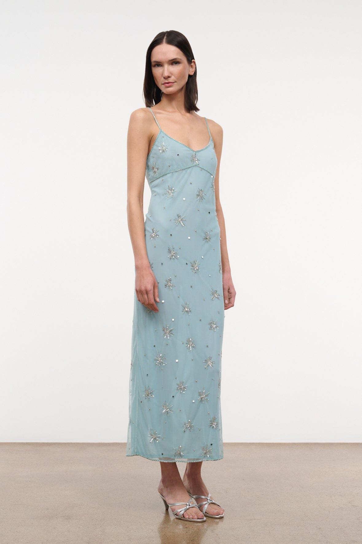 STAUD Clothing|Dresses Azzurra Dress Lakeside