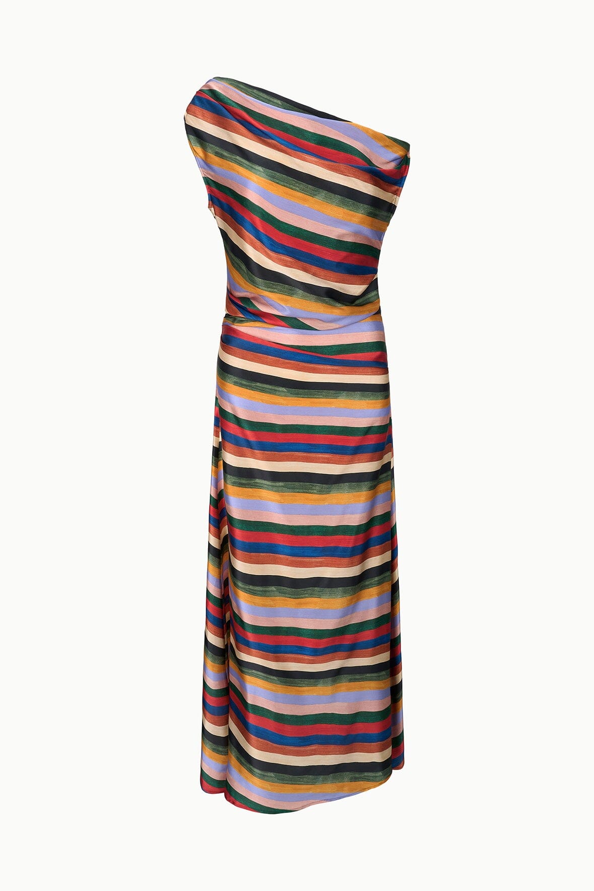 STAUD Clothing|Dresses|New In Phare Silk Maxi Dress Artist Stripe