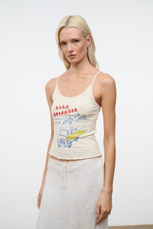 STAUD Clothing Vatolla Top Alla Spiaggia