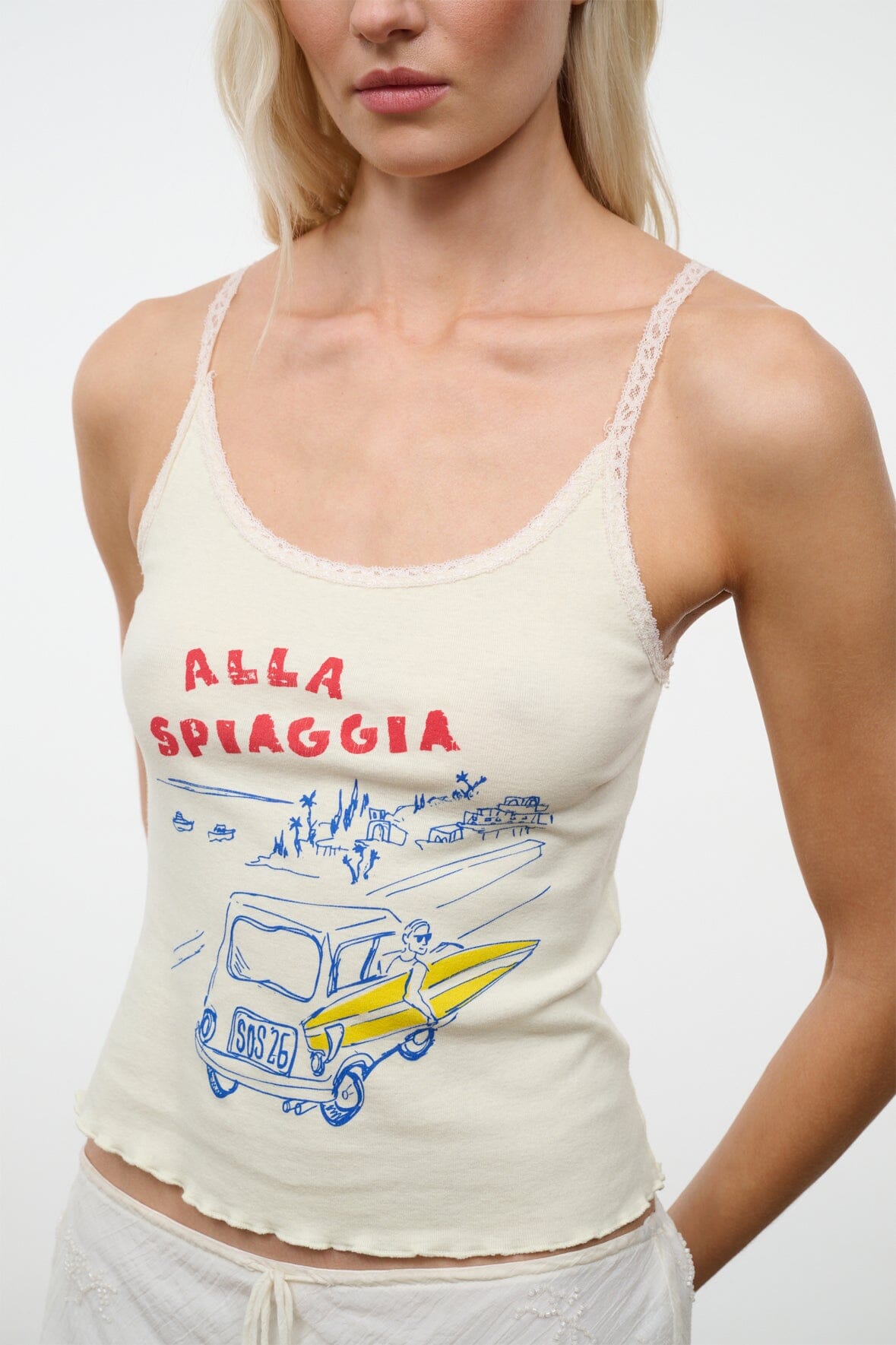 STAUD Clothing Vatolla Top Alla Spiaggia