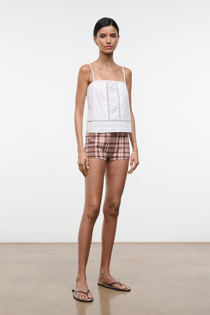 STAUD Clothing Corinna Top Ivory