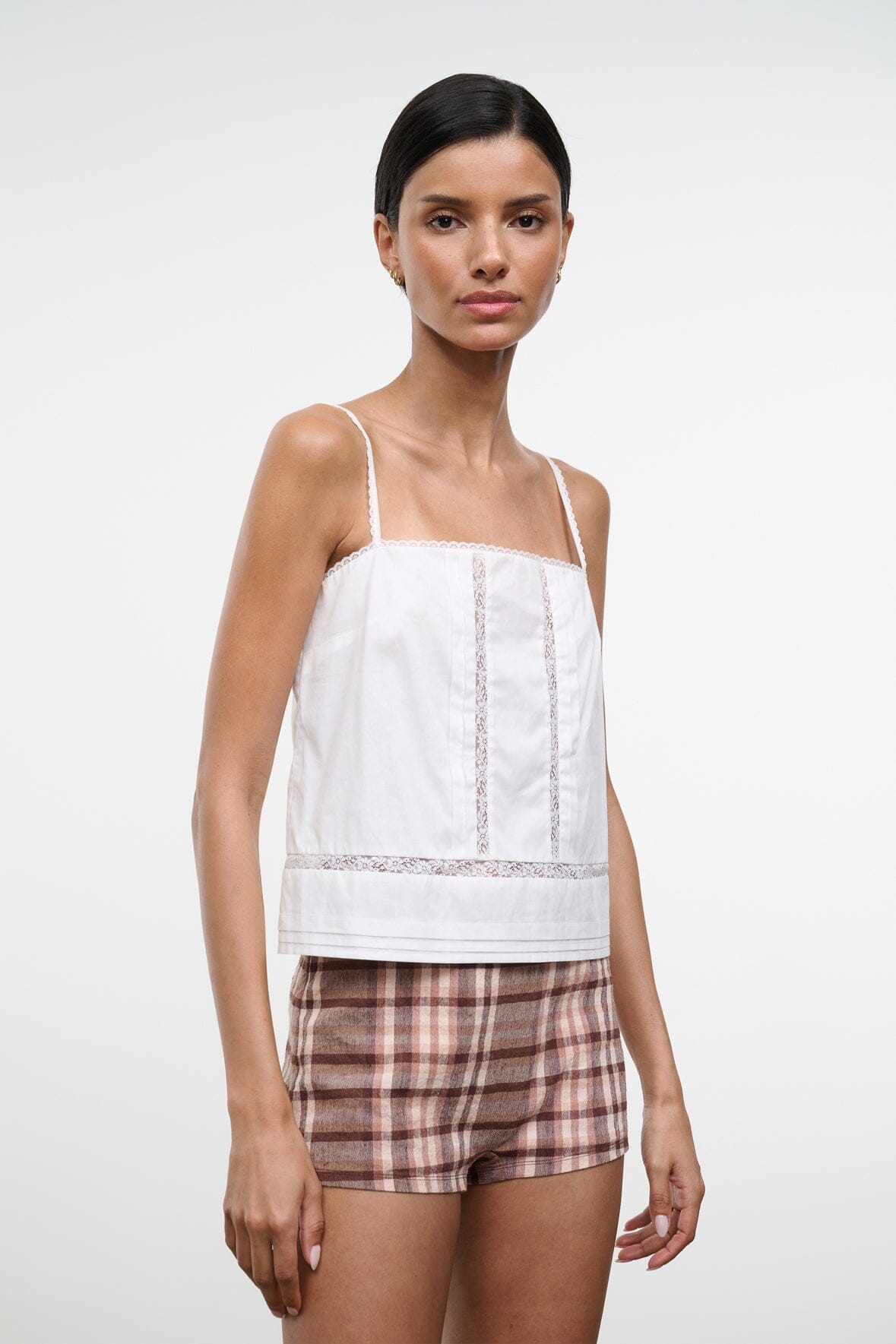 STAUD Clothing Corinna Top Ivory