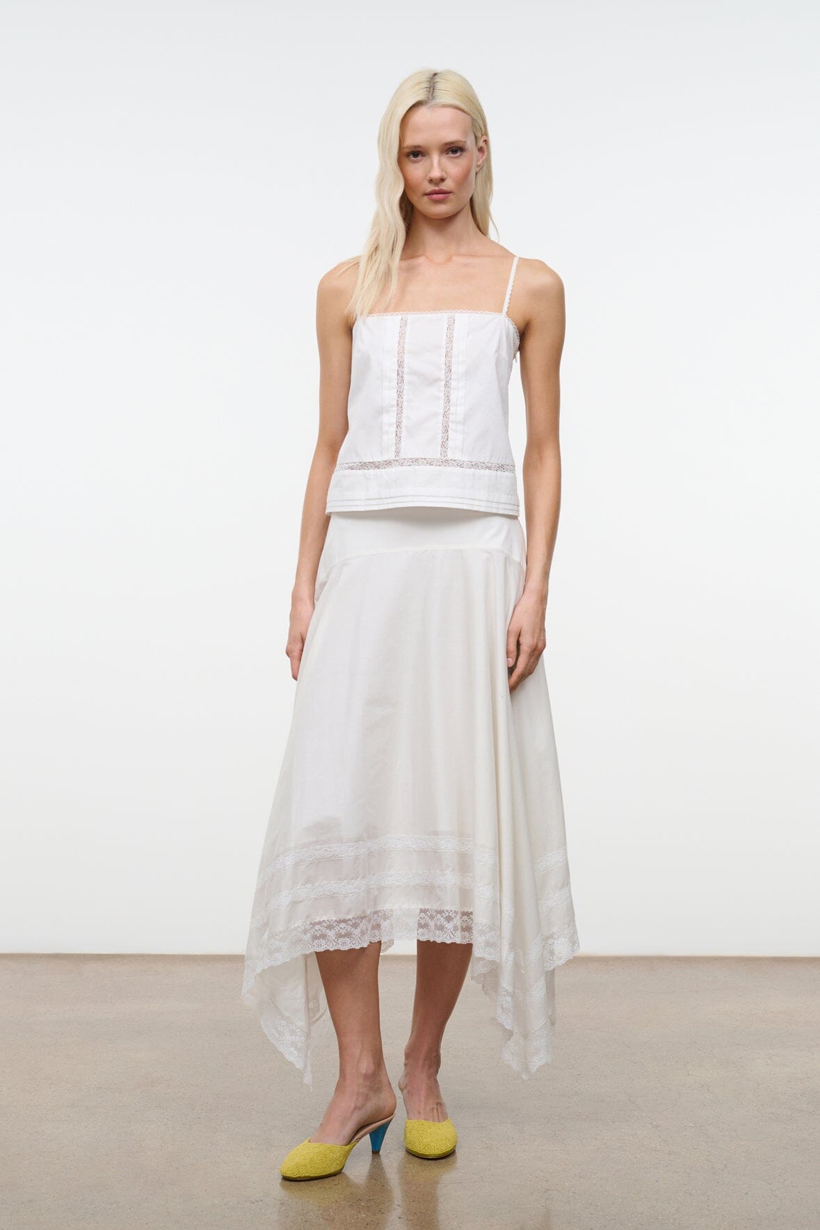 STAUD Clothing Corinna Top Ivory
