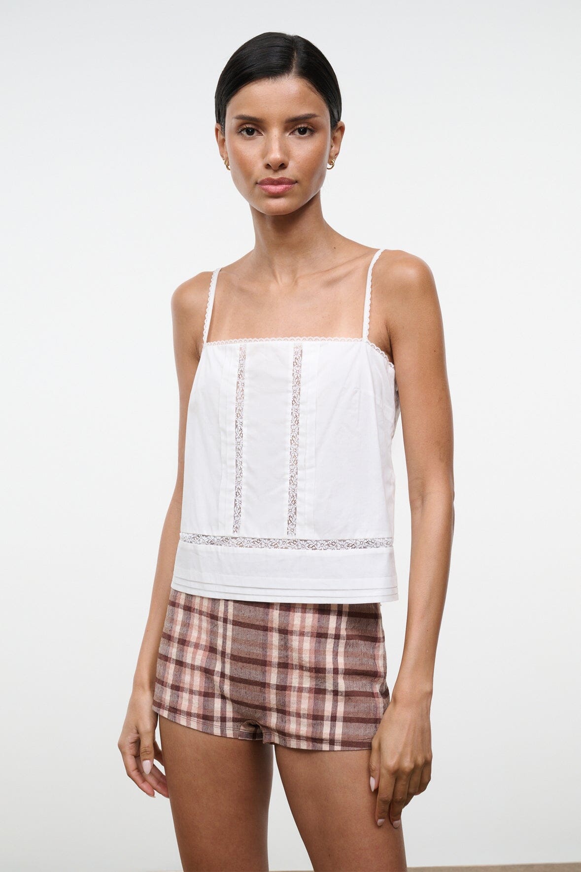STAUD Clothing Corinna Top Ivory