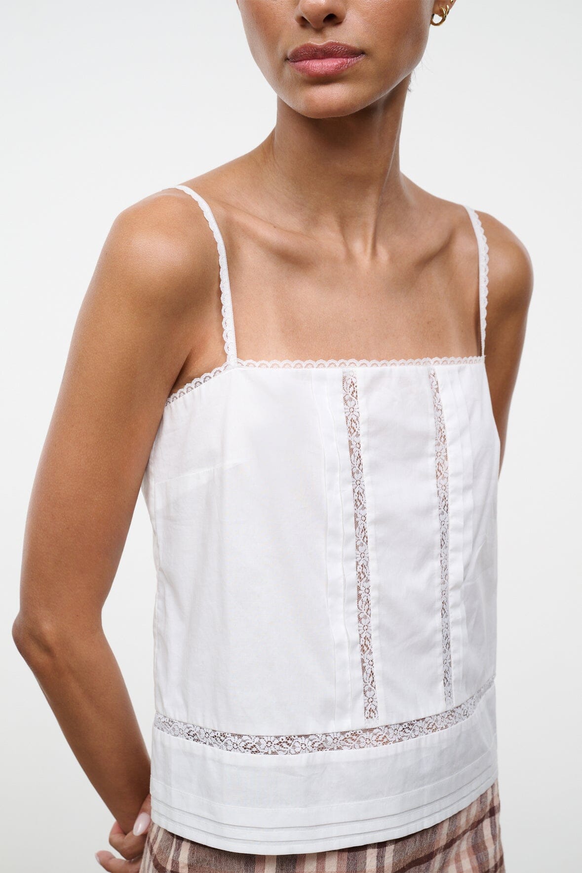 STAUD Clothing Corinna Top Ivory