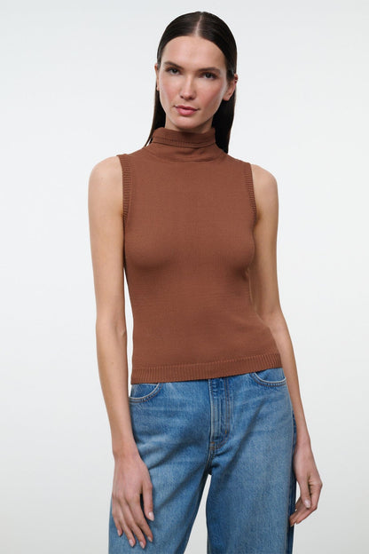 STAUD Clothing|New In Montclair Top Cigar