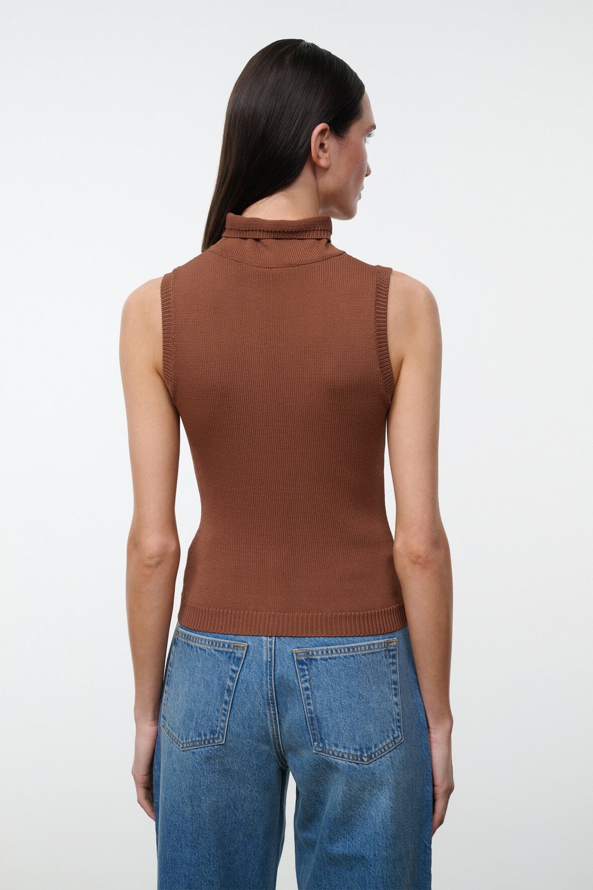 STAUD Clothing|New In Montclair Top Cigar