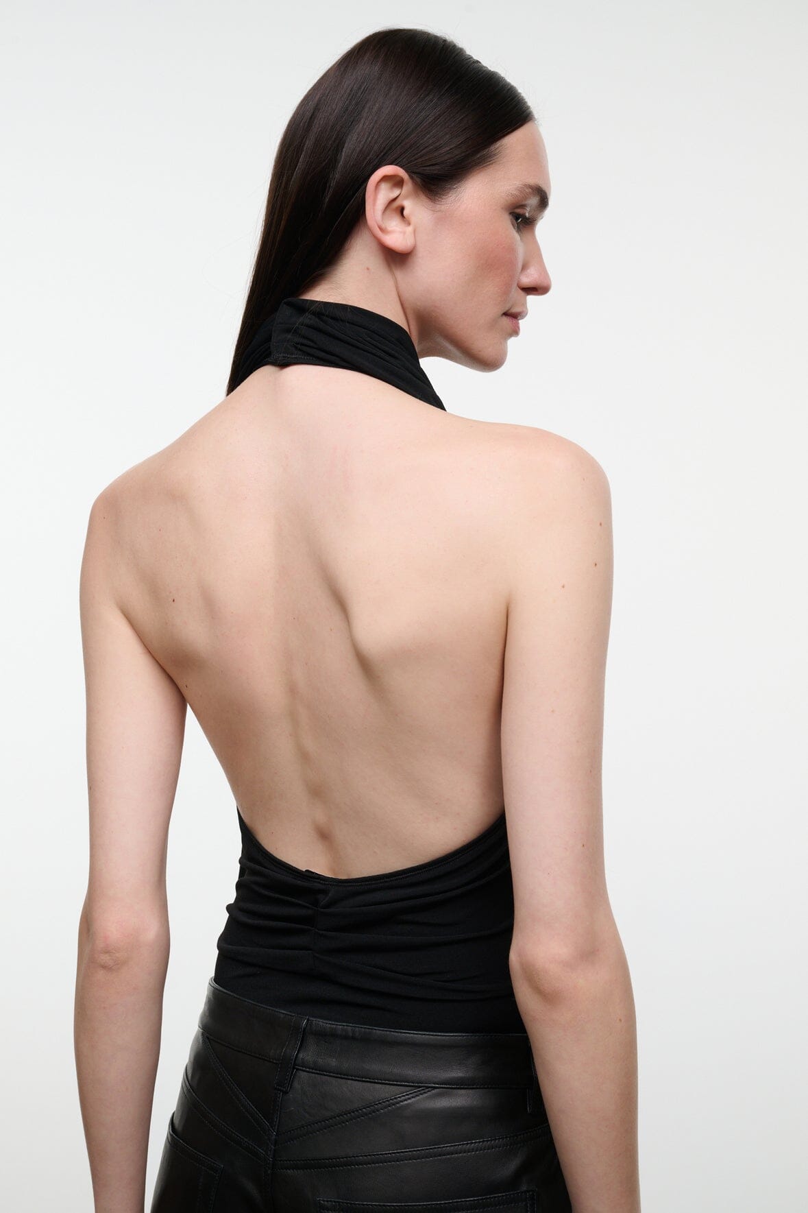 STAUD Clothing|New In Monay Bodysuit Black