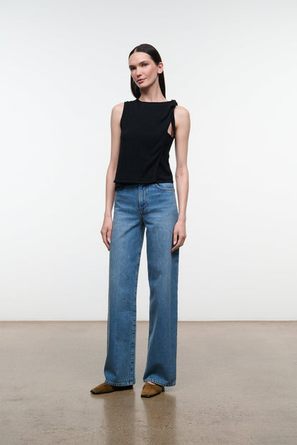 STAUD Clothing|New In Enya Top Black