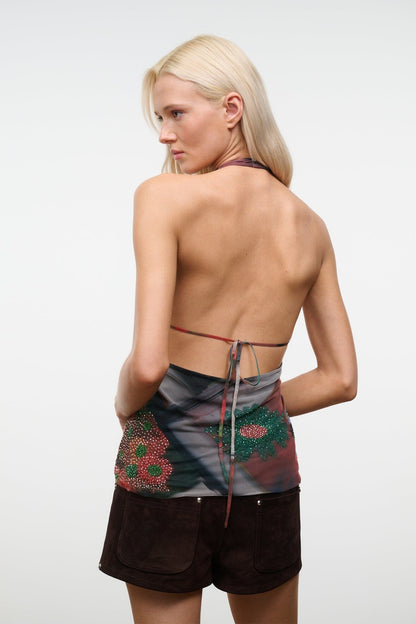STAUD Clothing|New In Felice Top Superbloom Scarf