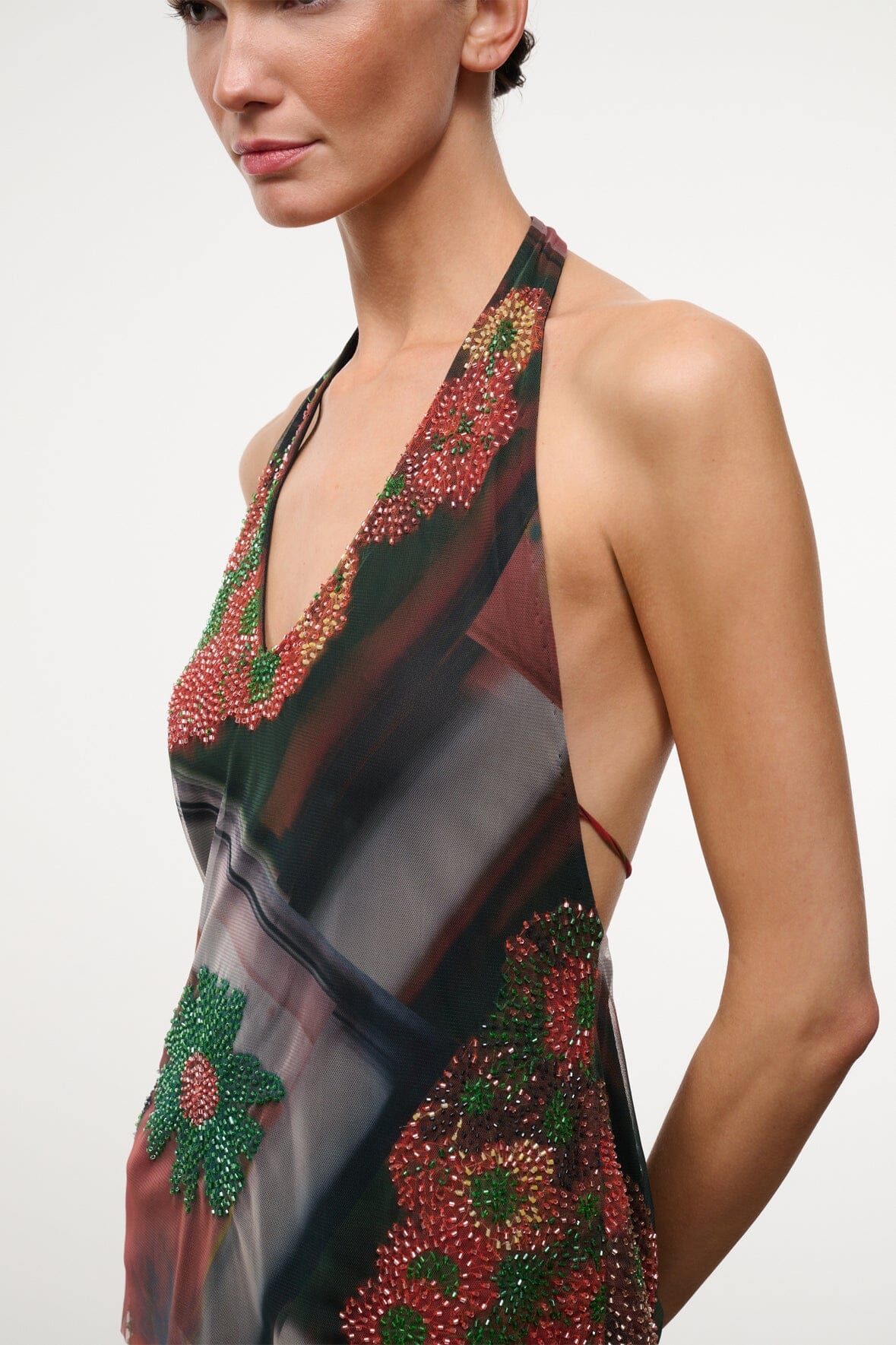 STAUD Clothing|New In Felice Top Superbloom Scarf
