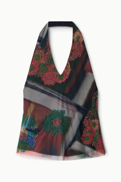 STAUD Clothing|New In Felice Top Superbloom Scarf