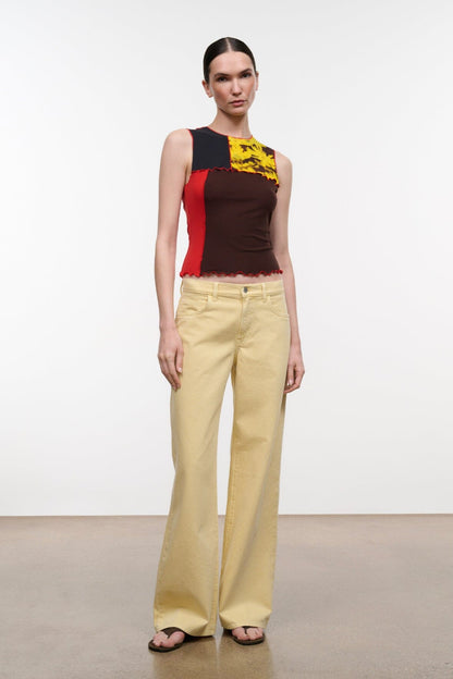 STAUD Clothing Primo Top Daisy Multi